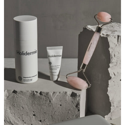 Striped Recycled Knit Harem Trousers Ecru Babe & Tess Fashion