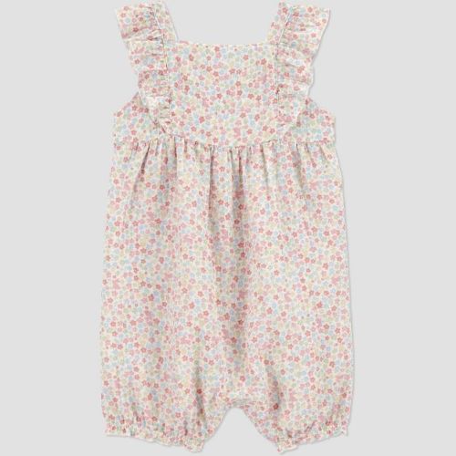 Carter's Just One You® Baby Girls' Floral Ruffle Romper - Newborn