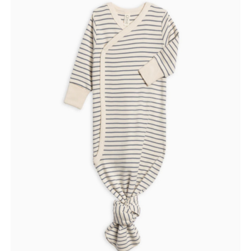 Indy Kimono Gown - Summit Stripe / Denim