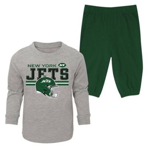 NFL New York Jets Toddler Boys' 2pk Pant and Long Sleeve T-Shirt Set - 4T