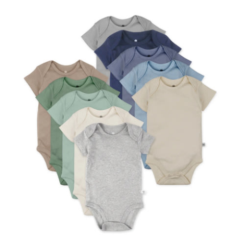 10-Pack Organic Cotton Short Sleeve Bodysuits | Honest Baby Clothing