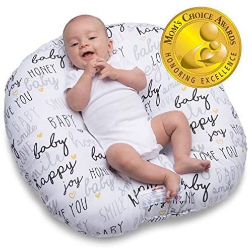 Boppy Original Newborn Lounger, Hello Baby Black and Gold