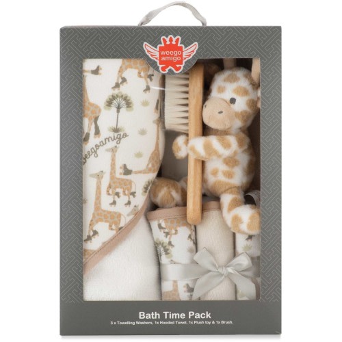 Weegoamigo Bath Gift Set - Stevie Necks Giraffe