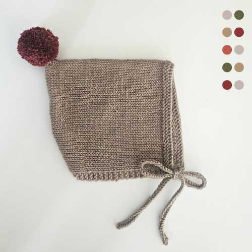 Woodland Pixie Bonnet | Hand Knit - 6-12 Months