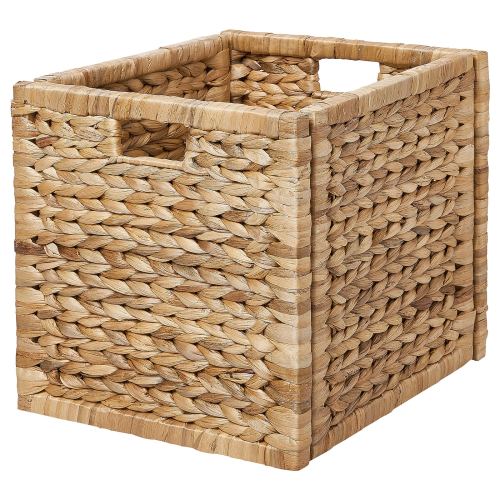 LABBSAL Basket - handmade water hyacinth 32x34x32 cm