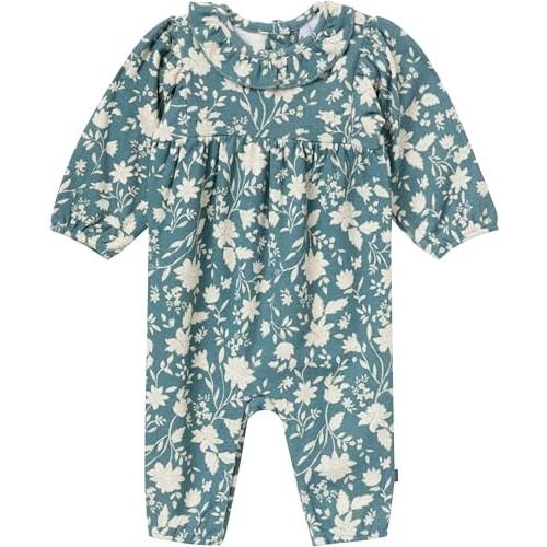 Modern Moments by Gerber Baby Girls' Long Sleeve Long Leg Ruffle Romper