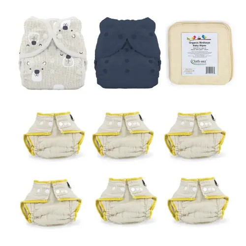 Cloth-eez Workhorse Give It a Try Kit Bearly and Navy