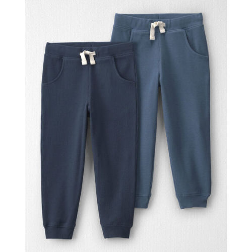 Toddler 2-Pack Organic Cotton Waffle Knit Pants - Little Planet | Carter's