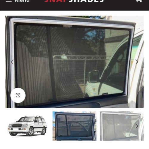 Toyota LandCruiser 100/105 Series | Lexus LX Car Window Shades (J100/J105; 1998-2007) - Snap Shades
