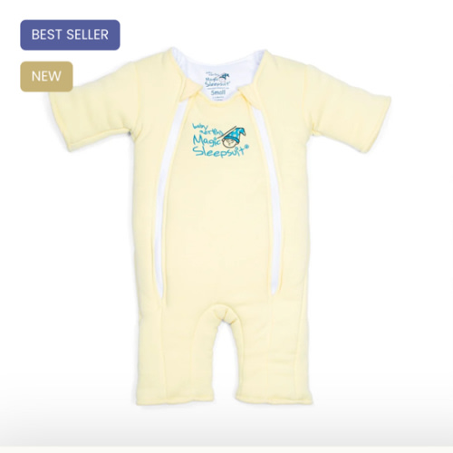 Yellow Baby Merlin’s Magic Sleepsuit | 100% Cotton Baby Sleepwear