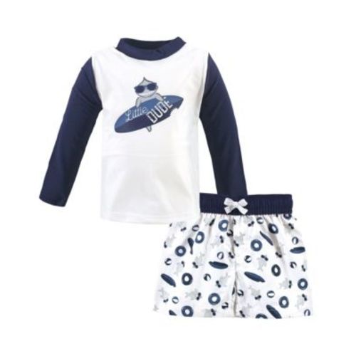 Baby Boys Hudson Swim Rashguard Set, Space, 12-18 Months