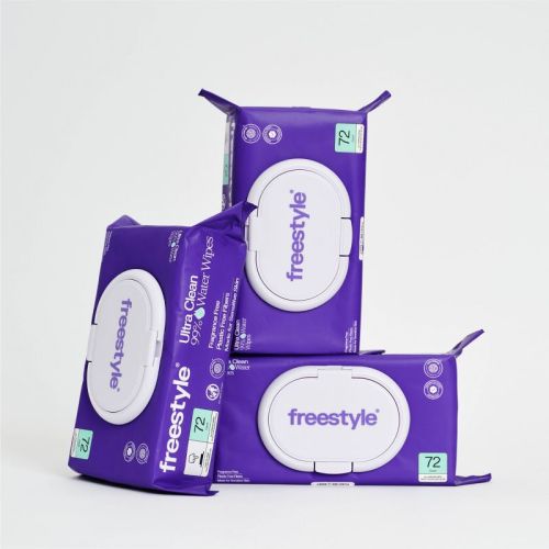 Freestyle 99% Water Baby Wipes, Fragrance Free for Sensitive Skin, Unscented