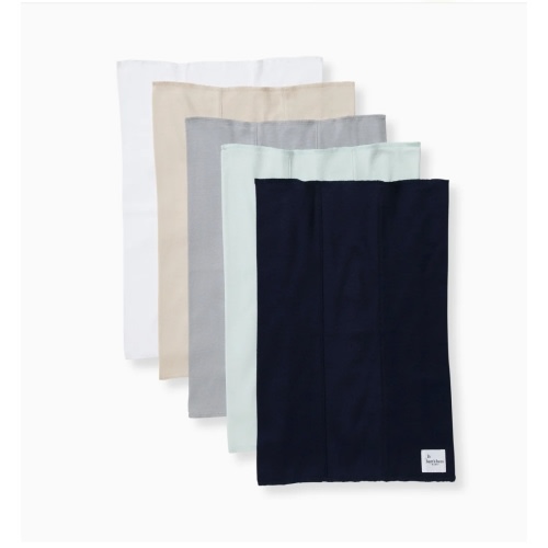 Organic Cotton Burp Cloths 5 Pack - Midnight