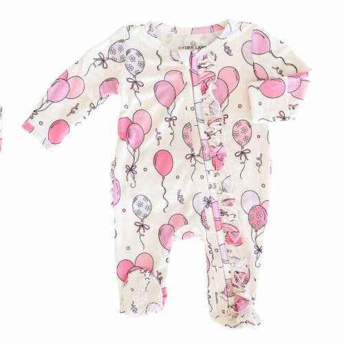 Girl Ruffle Zipper Footies | Best Sellers