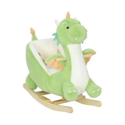 Baby Rocking Horse, Ride Dragon with Realistic Dragon Roar,