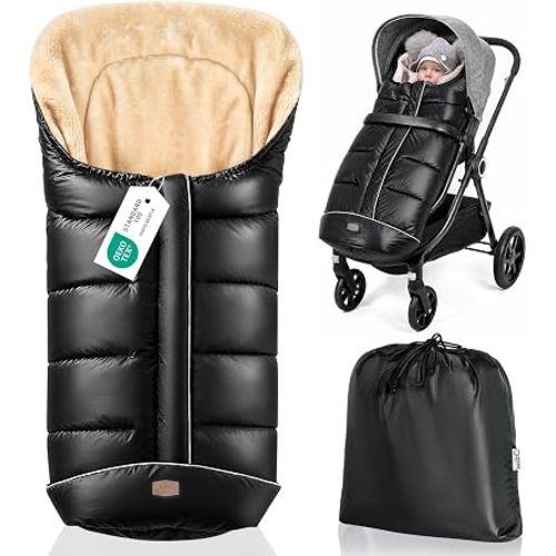Orzbow Stroller Footmuff Universal, Weather-Proof Baby Bunting Bag, Warm