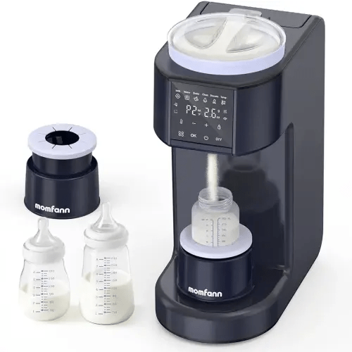 Automatic Baby Formula Maker – Fast Formula Dispenser for Instantly Mixing Warm Bottles with Precise Powder & Water Ratio, 3 Temp Settings, One-Touch Clean, Fits Most Bottles & Formula Brands