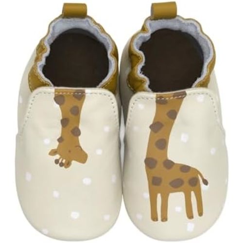 Robeez Baby Boys and Unisex Soft Soles Slip-Resistant Crib Shoes Slippers Moccasins for Infant and Toddler, 0-24 Months
