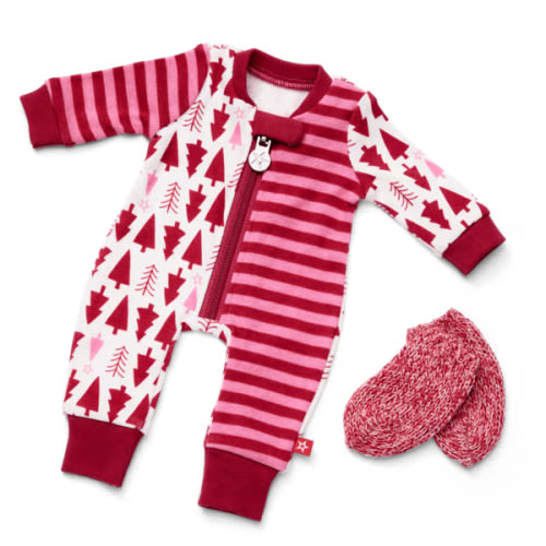 American Girl® x Hanna Andersson Holiday Treetops Pajamas for Bitty Baby® Dolls
