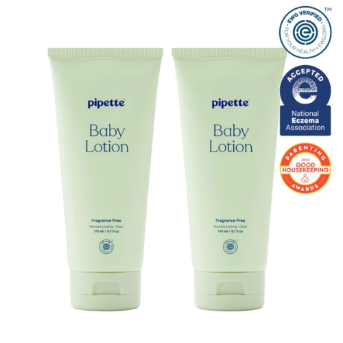 Fragrance-Free Baby Lotion Duo | Pipette Baby