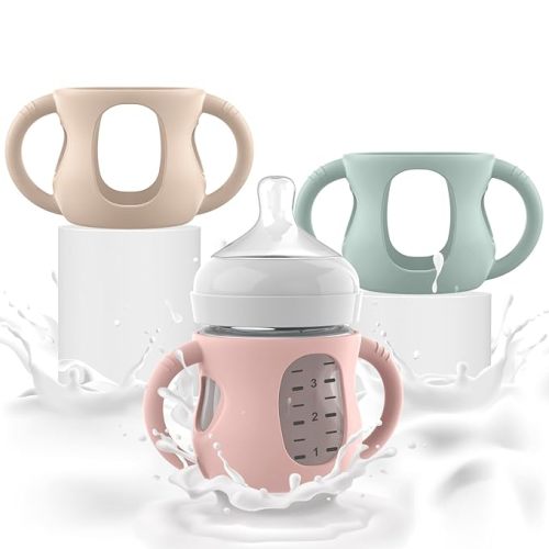 3PCS Philips Avent Glass Bottle Silicone Sleeves with Handles 4 oz