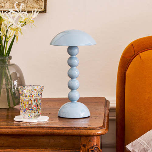Pale Denim Lacquer Rechargeable Bobbin LED Lamp – Addison Ross Ltd USA