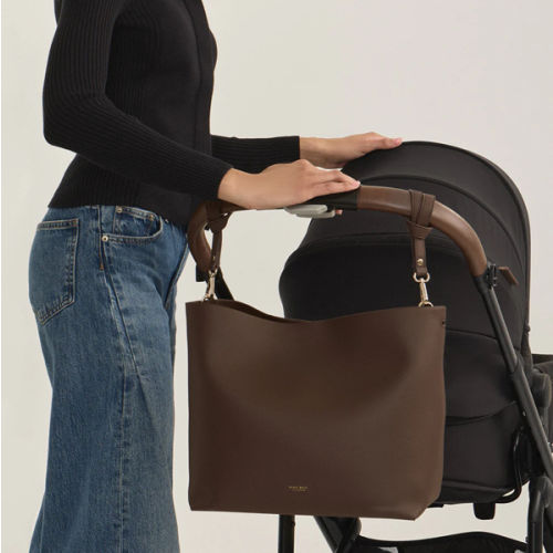 Mina Baie Harlow Diaper Bag Tote - Coco, Midi