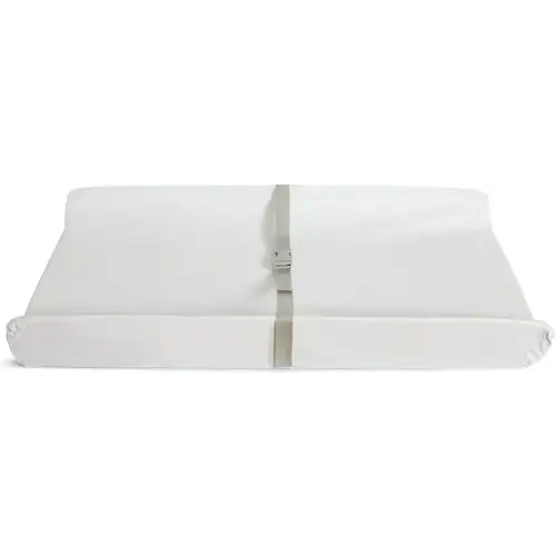 Munchkin Secure Grip Baby Diaper Changing Pad for Dresser, Waterproof and Wipeable, Contoured, Standard Size (14.75" x 31"), White