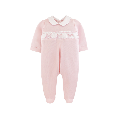 Bows Smocked Footie