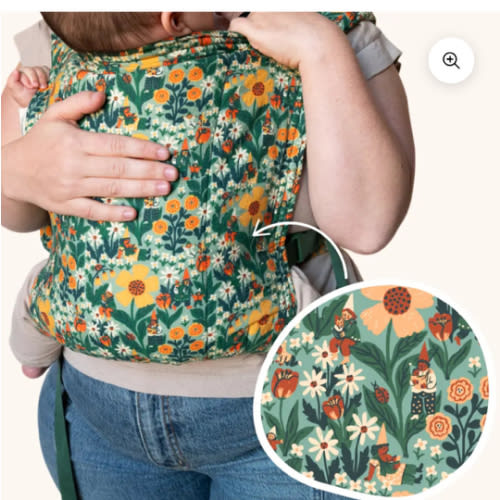 Frolic Baby Carrier – Whimsical Florals & Gnomes | hope&plum