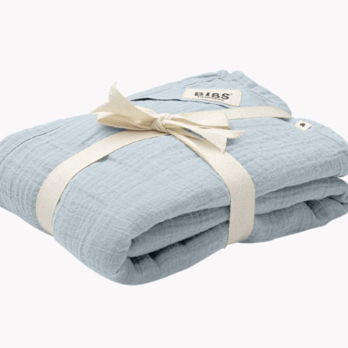 Muslin Swaddle - Baby Blue – Bibsworld store US