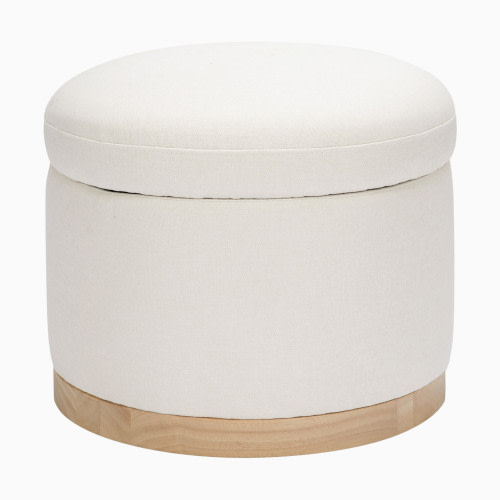 babyletto Naka Storage Ottoman - Performance Cream Eco Weave/Light Base