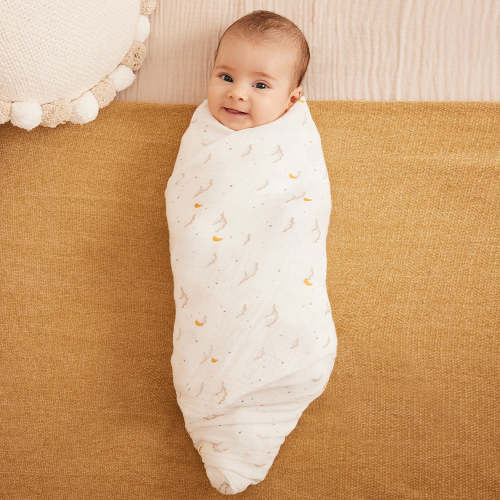 Ark Print & Night Sky 2 Pack Muslin Swaddles