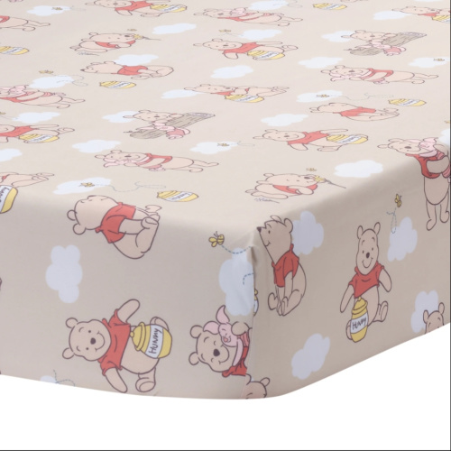 Winnie the Pooh & Friends Fitted Crib Sheet