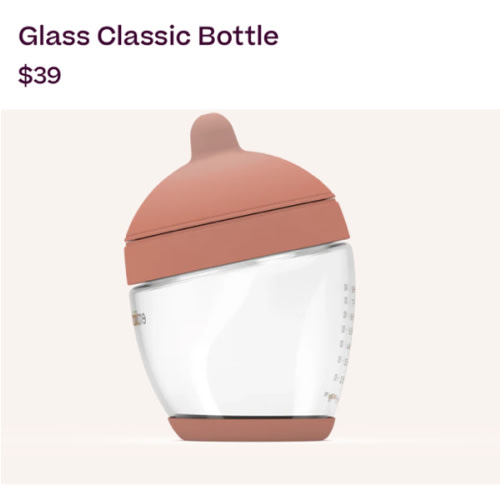 The Glass Classic Bottle for bottle-feeding your baby | Emulait