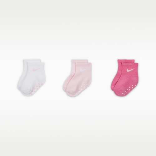 Nike Baby Swoosh Ankle Gripper Socks (3-Pairs). Nike.com