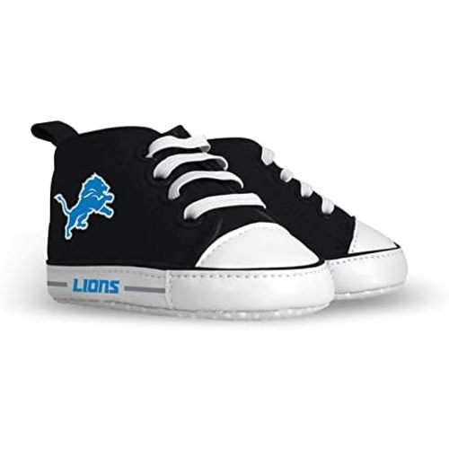 MasterPieces - NFL Baby Pre-Walkers Shoes, Officially Licensed, High Top Sneakers, Soft Anti-Slip Soles, Boys and Girls, 0-6 Months