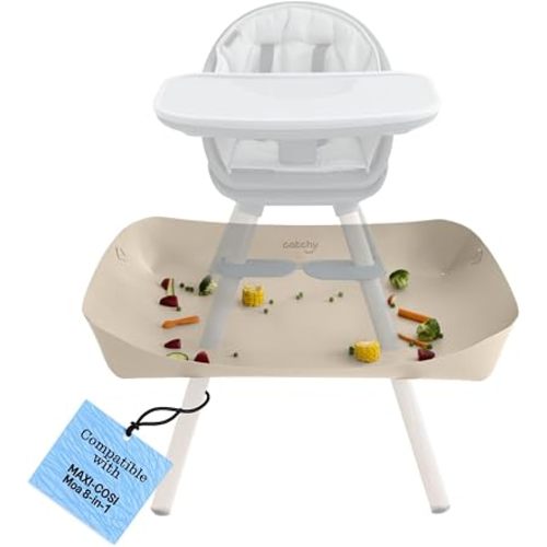 CATCHY - Food Catcher - Compatible with Maxi-COSI Moa 8-in-1 High Chair + 12 Other High Chairs - Highchair Sold Separately - Baby & Toddler Food & Mess Catcher - Under High Chair Accessory