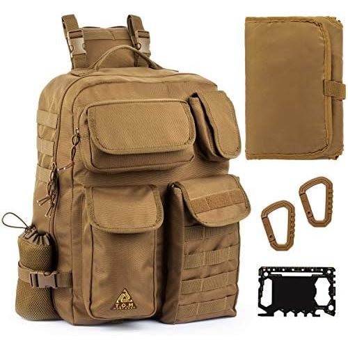 Sling Diaper Bag for Dad; Single-handed Diaper Changing System. Changing Pad and much more included