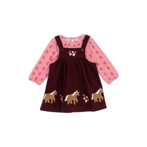 Baby Girls Horse Jumper Dress Set