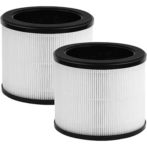 360° Air Purifier Filter for Bionaire BAPF361 - HAPF360 Type J Replacement Filter Compatible with Holmes HAP360W, 2 Pack