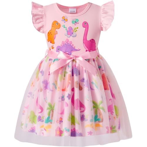 Toddler Girls Tutu Dress Kids Flutter Sleeve Princess Party Skirts Girls Summer Tulle Outfits Dresses