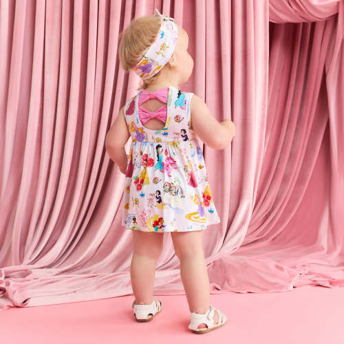 Disney Princess Ball Bow Back Bodysuit Dress
