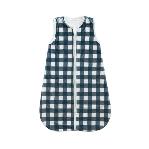 Minky Couture | Balsam Gingham Wearable Minky Blanket (3mo - 12mo)