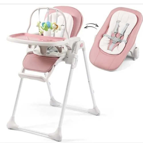3-in-1 Convertible Baby High Chair - Taupe
