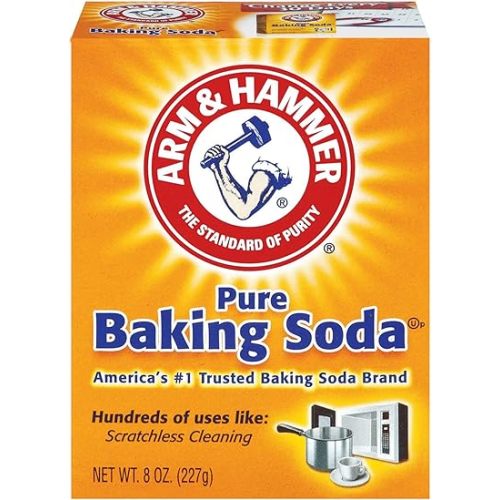 Arm & Hammer Pure Baking Soda, 8oz, Pack of 2