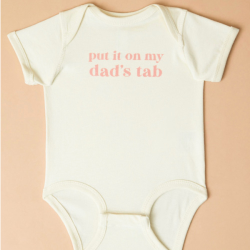 Put it on Dads Tab Bodysuit
