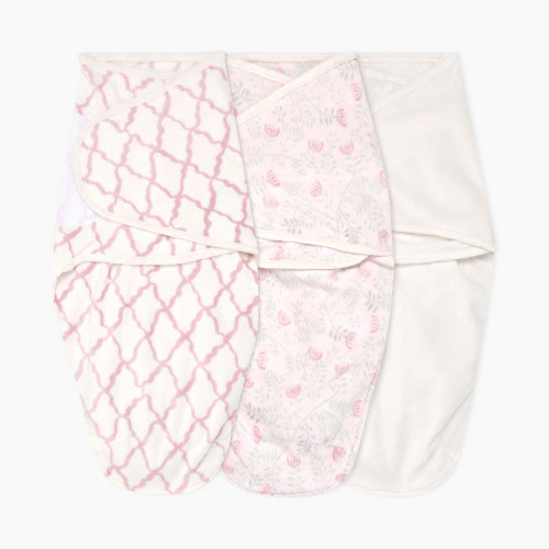 Aden + Anais Essentials Wrap Swaddles Minky (3 Pack) - Arts And Crafts, 0-3 Months