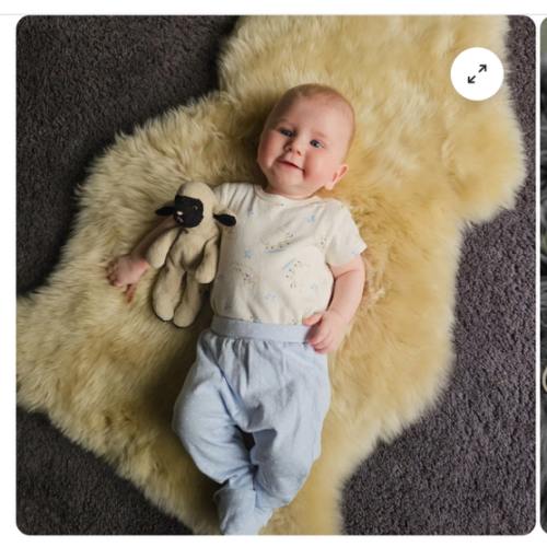 Kiwi Comfort Sheepskin Baby Rug