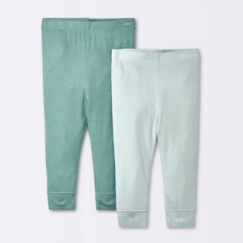 Baby 2pk Modal Blend Pants - Cloud Island™ Green, Size: 0-3M